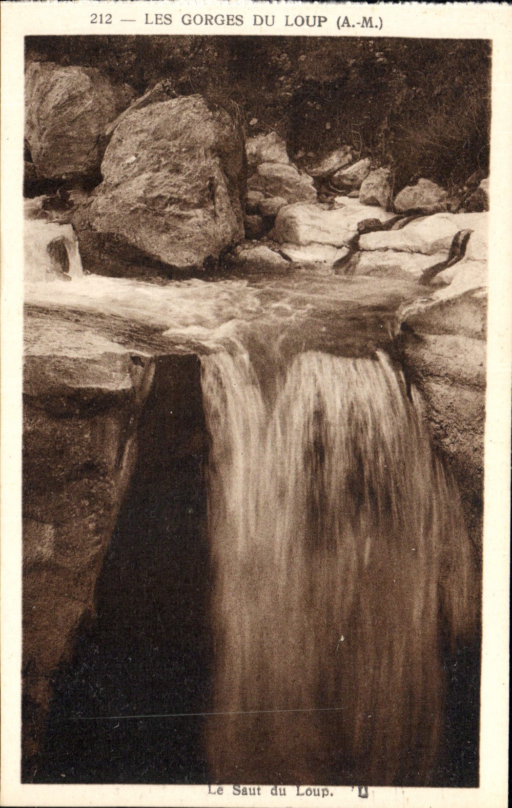 CPA Gourdon Les Gorges Du Loup le saut du loup