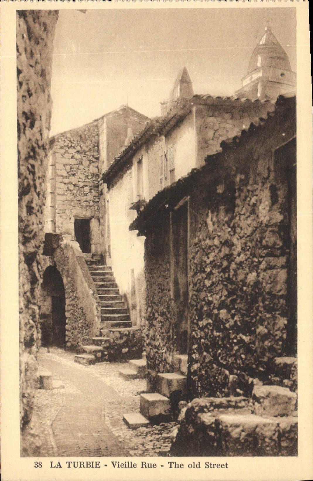 CPA La Turbie Vieille Rue