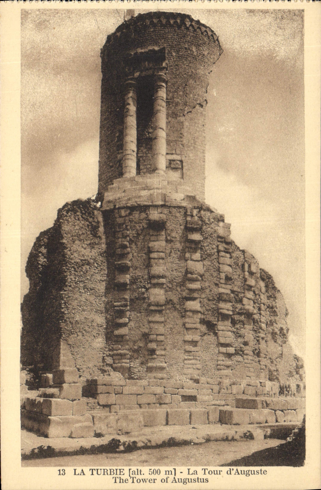 CPA La Turbie La tour d'Auguste 