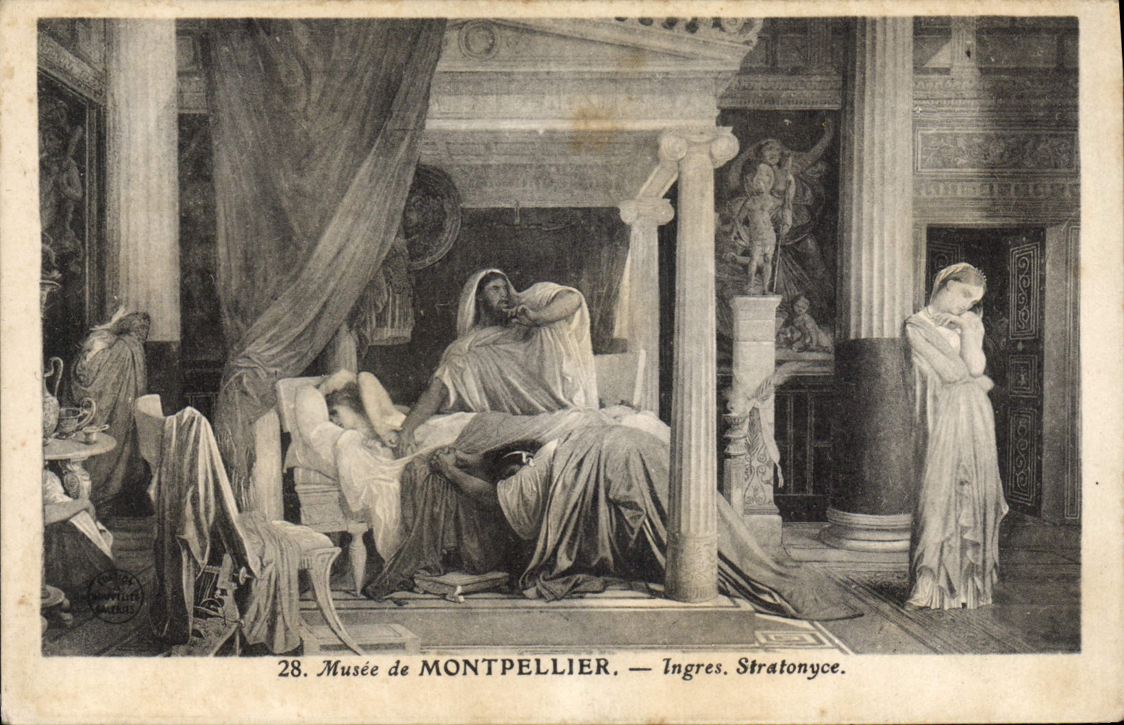 CPA Musee de Montpellier Ingres Stratonyce