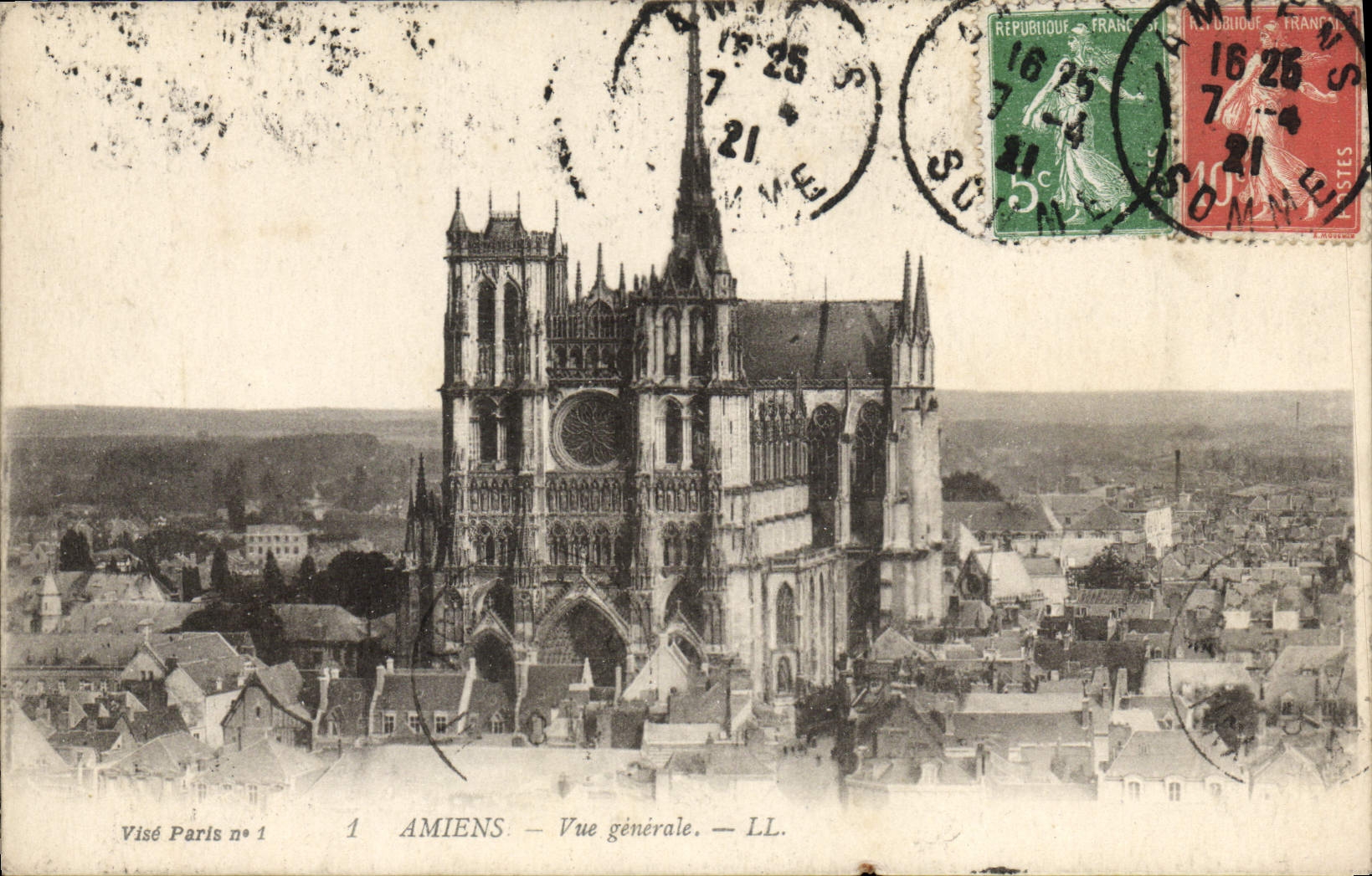 CPA Amiens Vue Generale