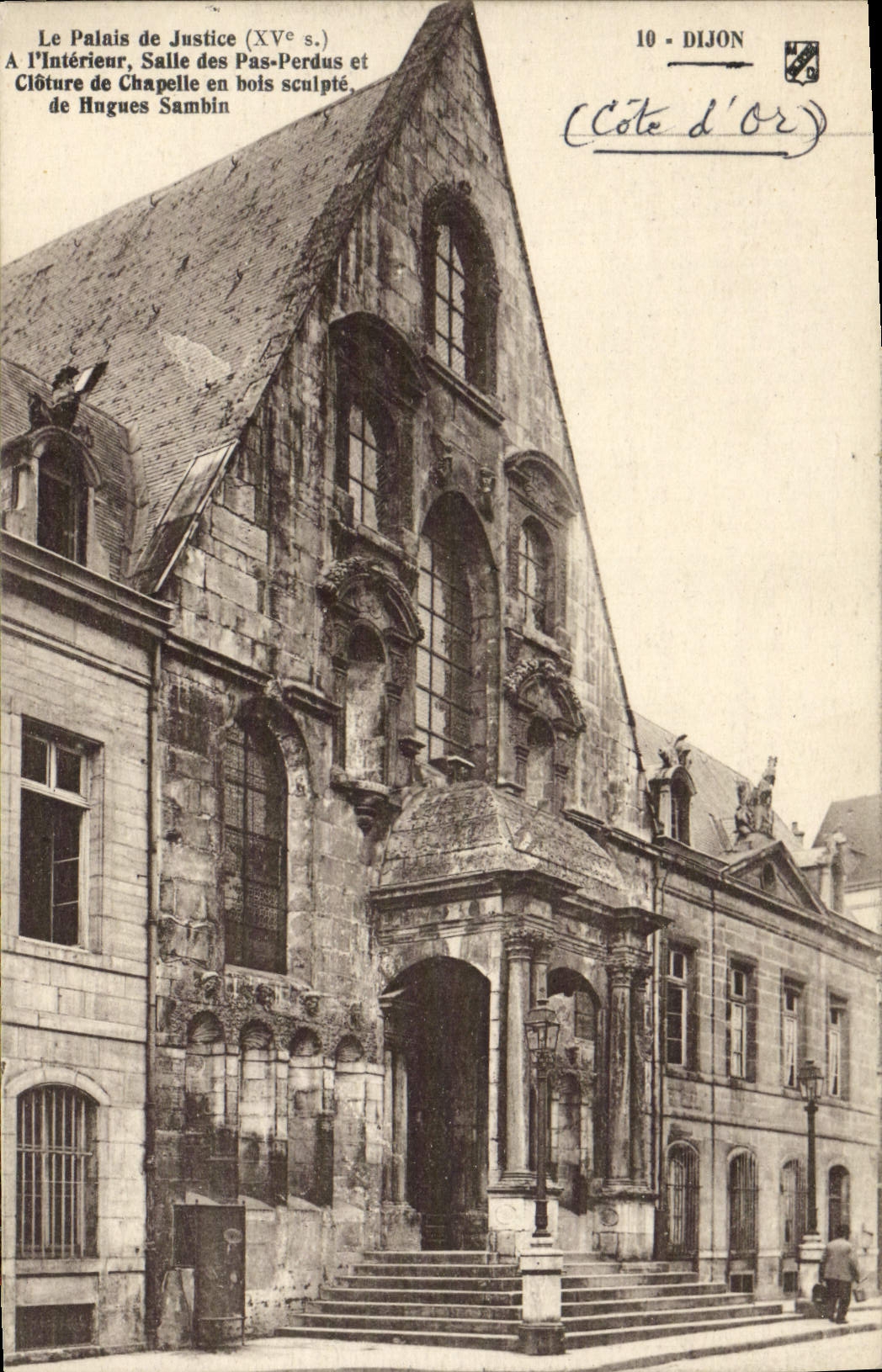 CPA Dijon Le Palais de Justice A l'interieur Salle des Pas Perdus