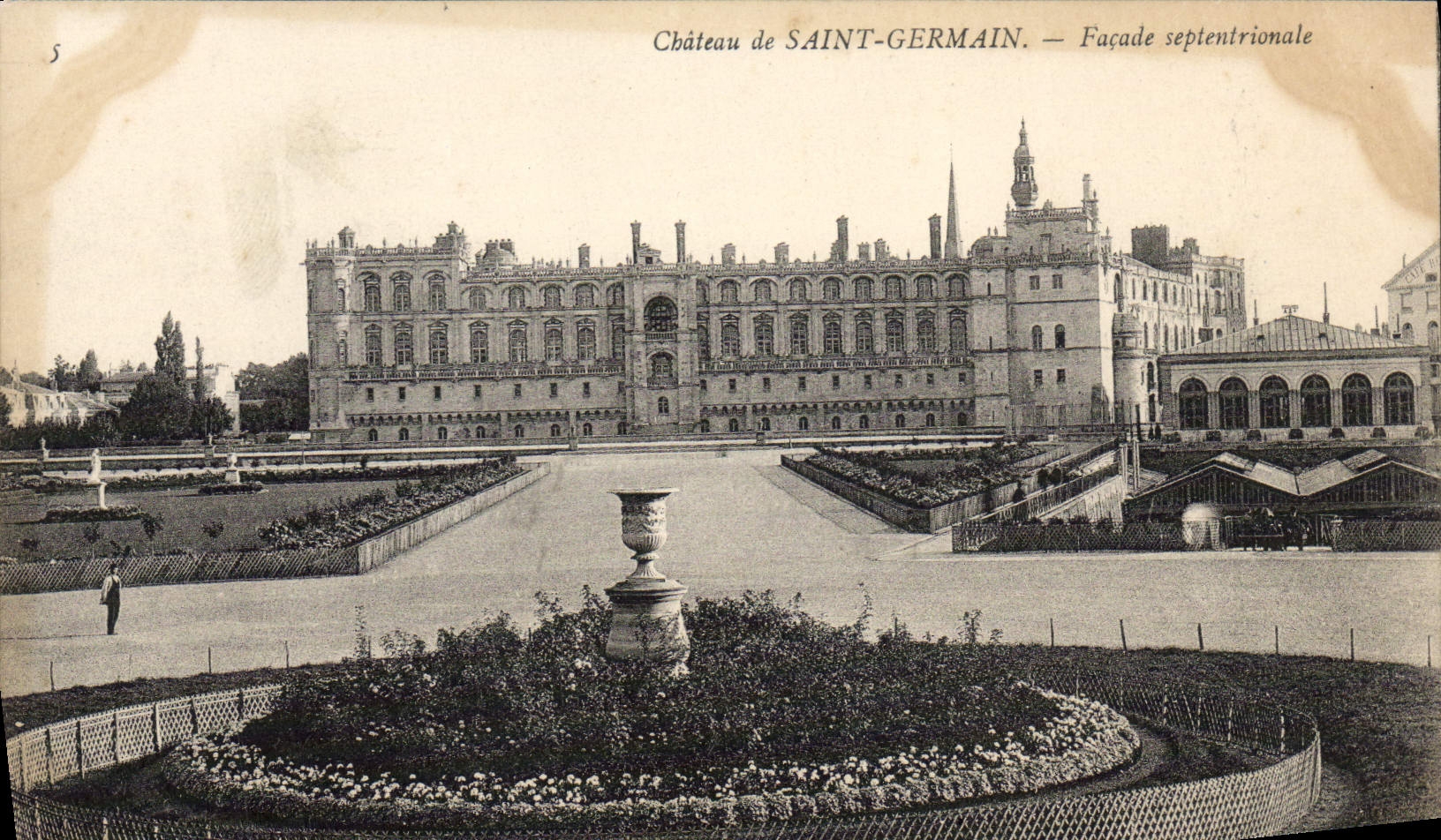 CPA Saint Germain en Laye Chateau Facade septentrionale