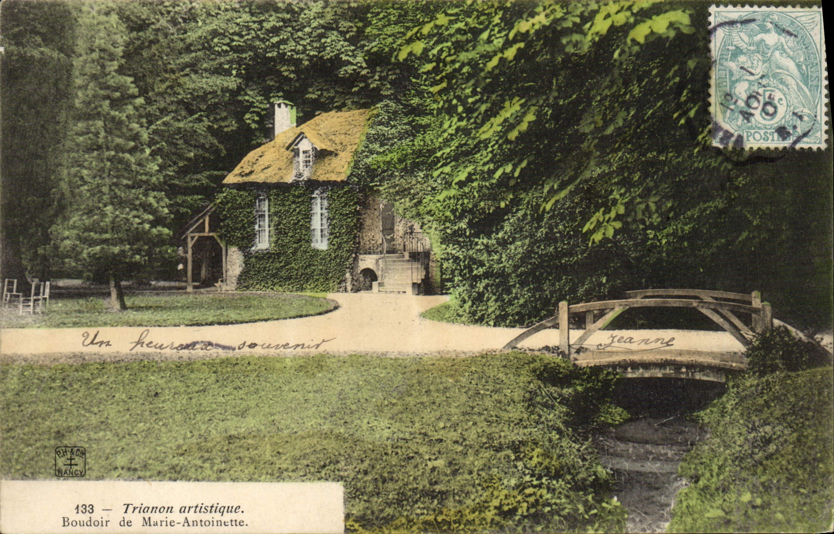CPA Versailles Trianon Boudoir de Marie Antoinette 