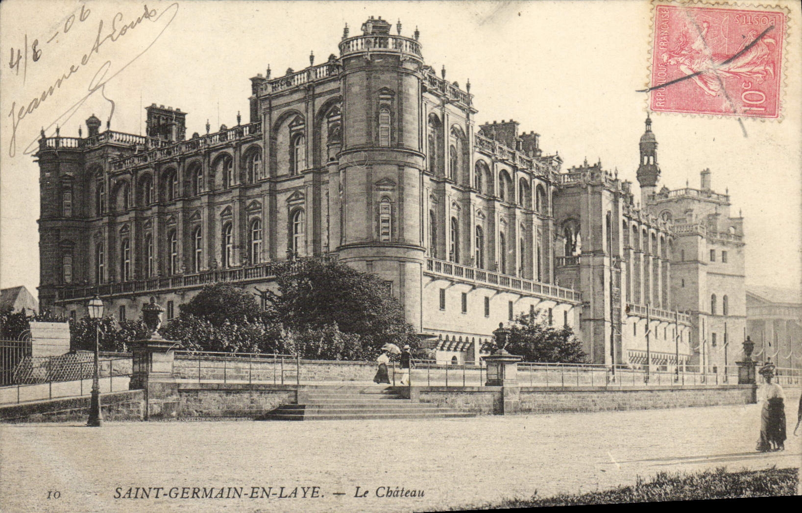 CPA Saint Germain En Laye Le Chateau