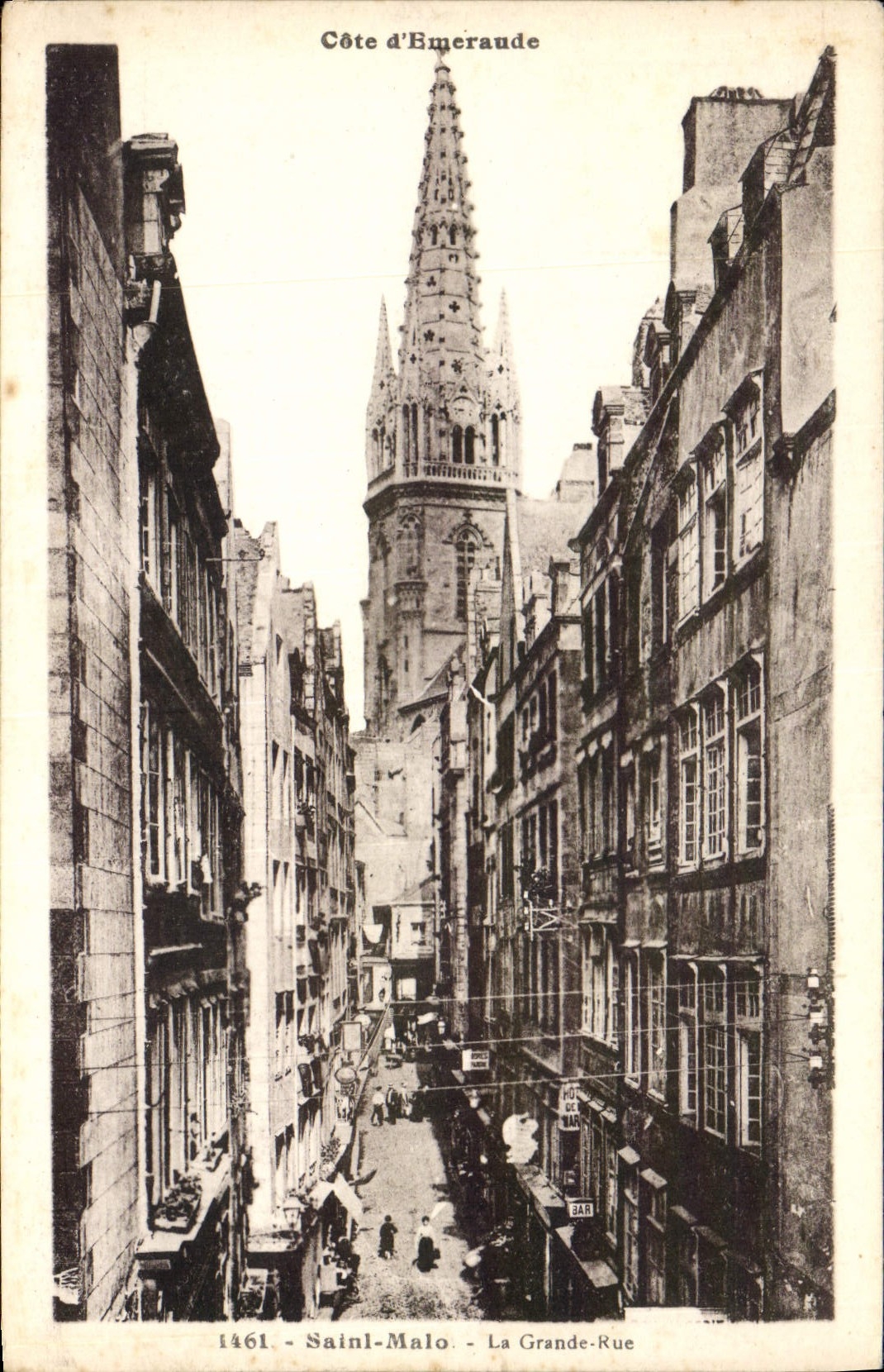 CPA Saint Malo La Grande Rue