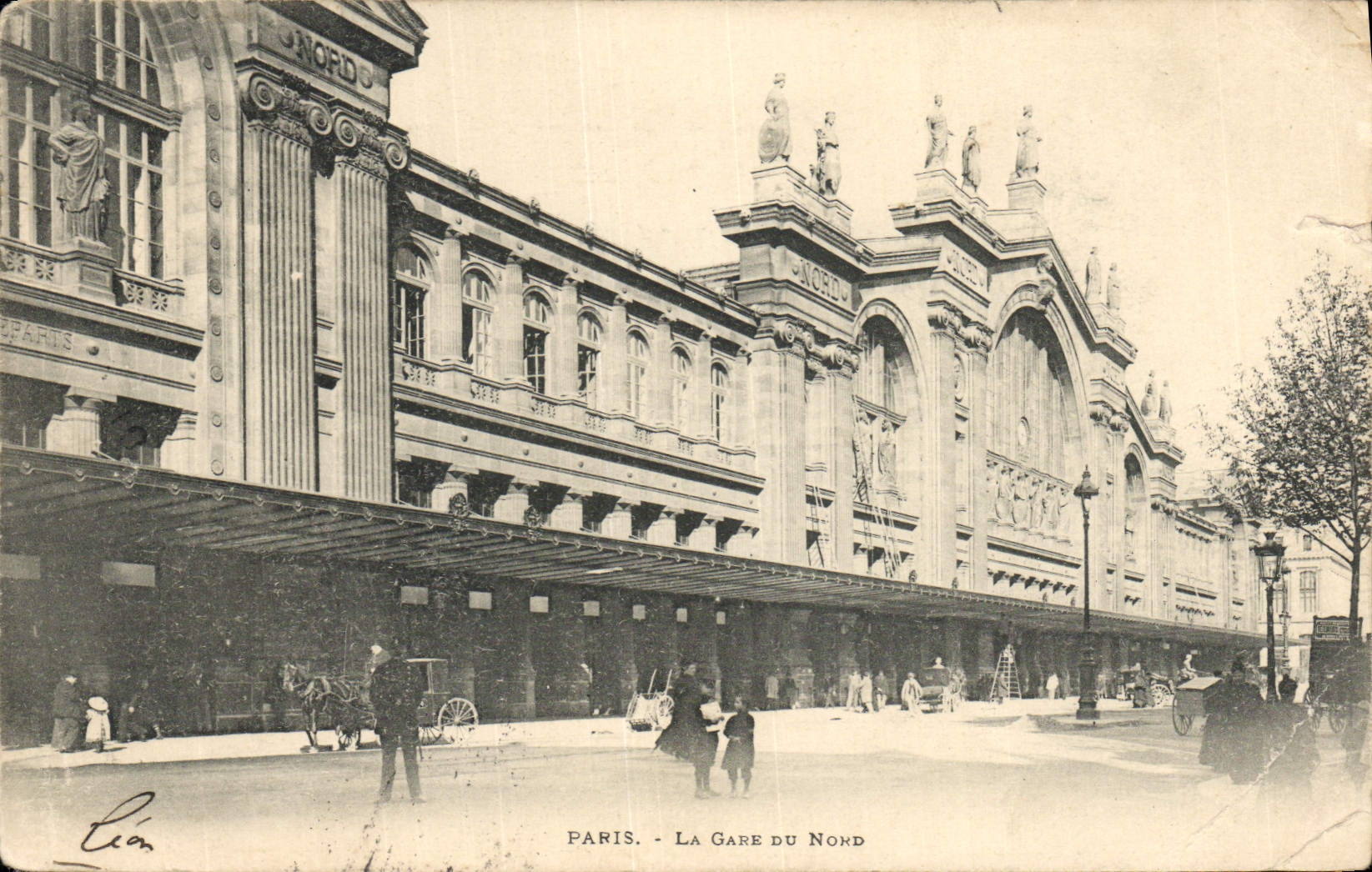CPA Paris La Gade Du Nond
