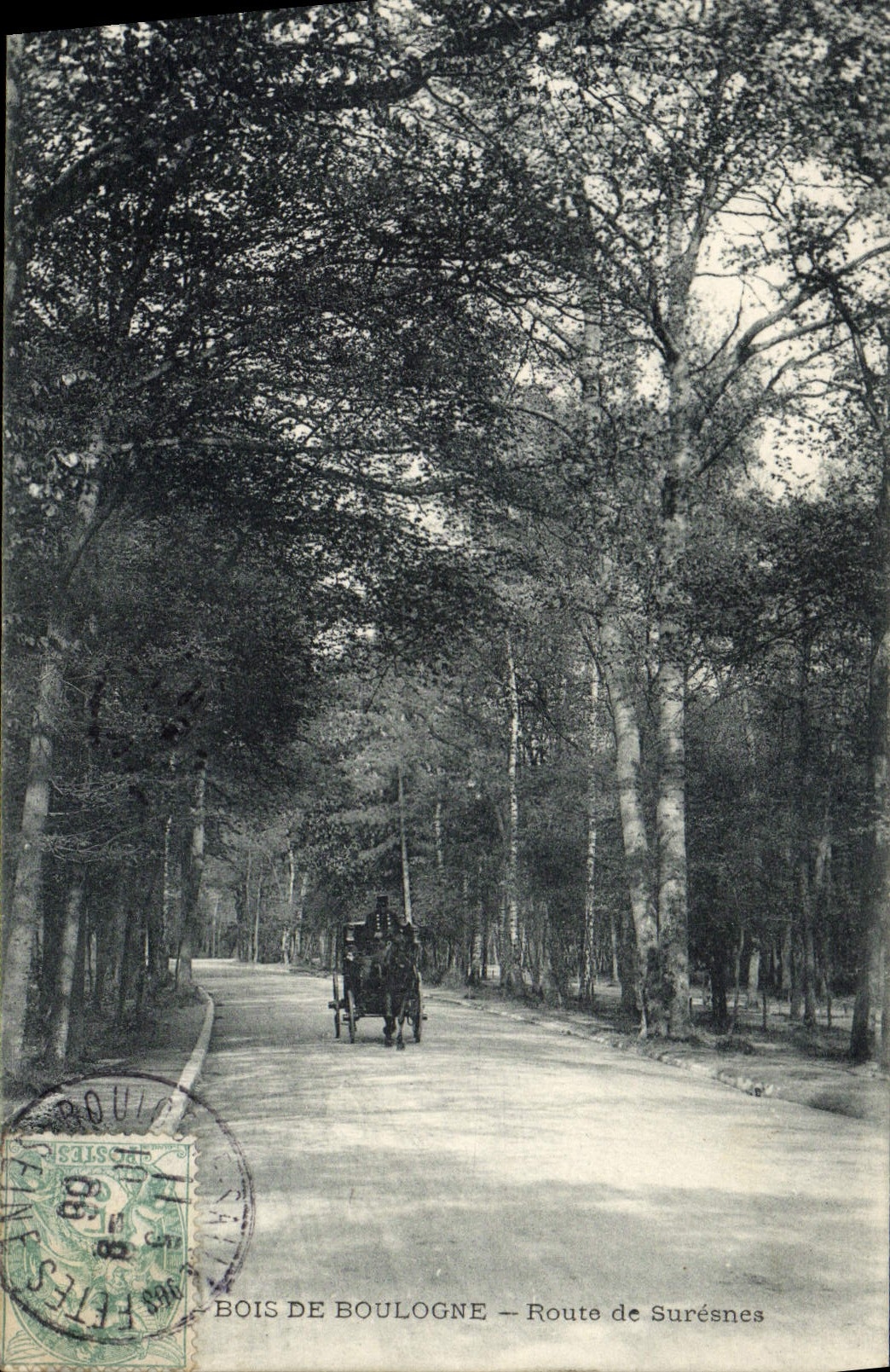 CPA Bois De Boulogne Route De Suresnes