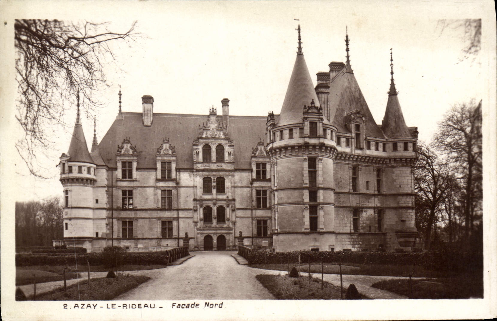 CPA Azay Le Rideau Facade Nord