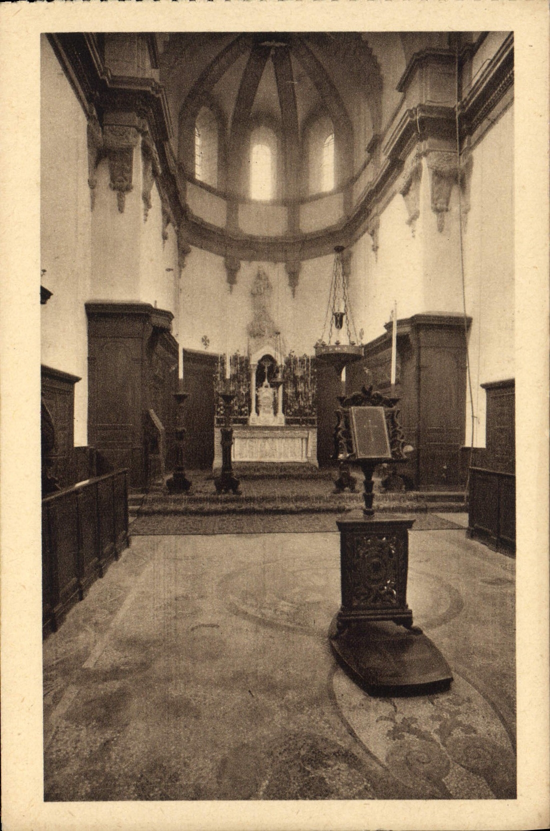 CPA Chartreuse De Montrieux Eglise Cheur des Peres