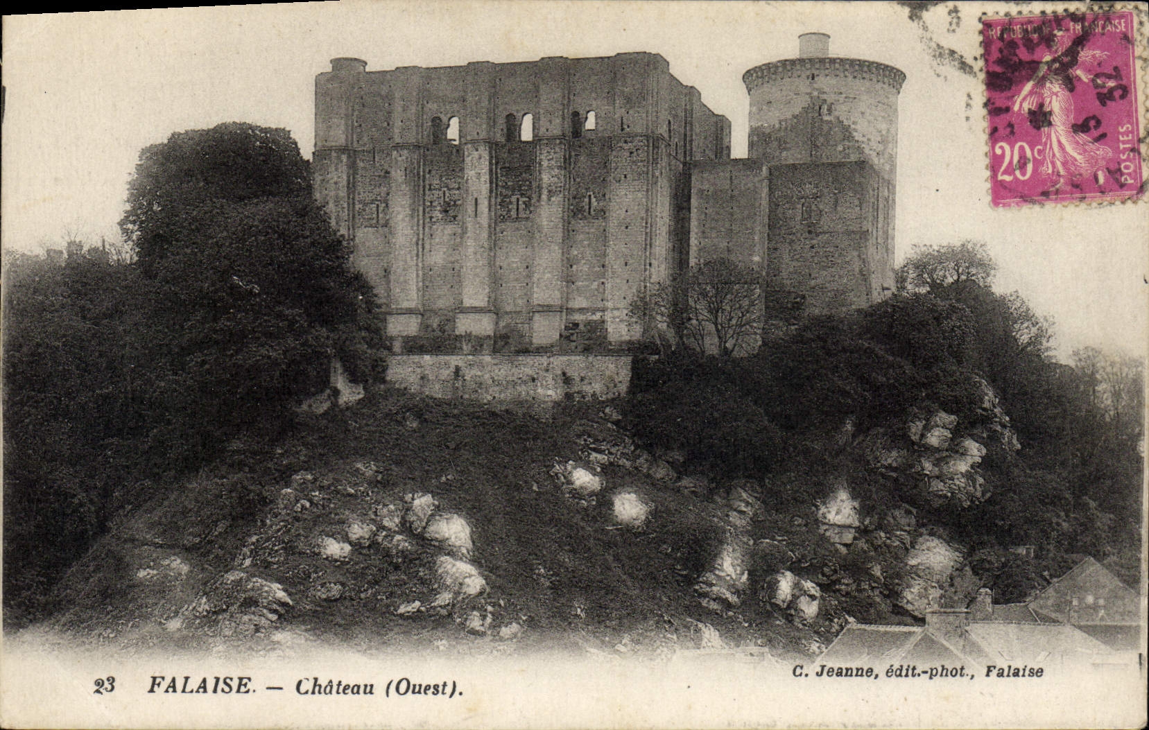 CPA Falaise Chateau 
