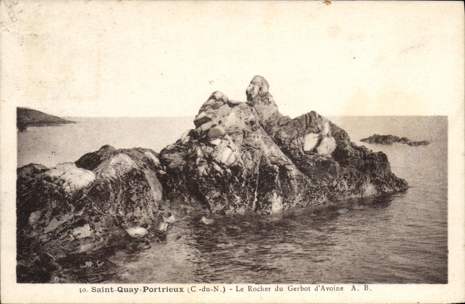 CPA Saint Quay Portrieux Le Rocher du Gerbot d'Avoine