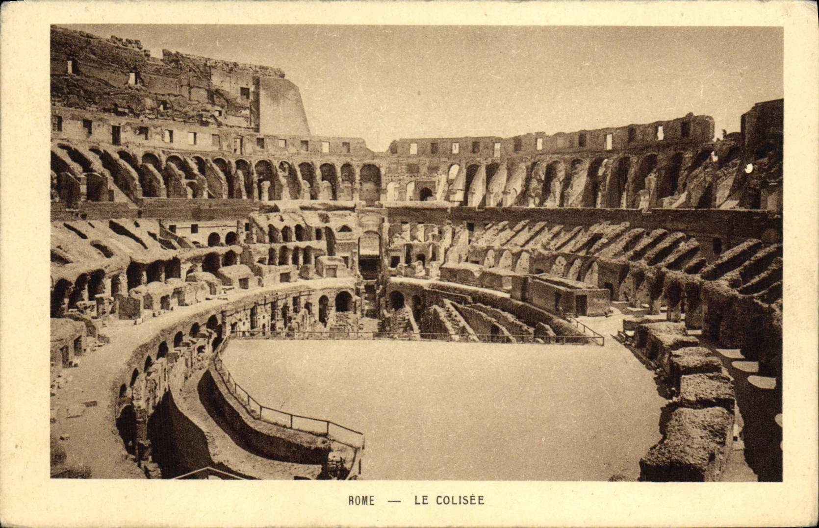 POSTAL Roma Colisee de la VENDIMIA