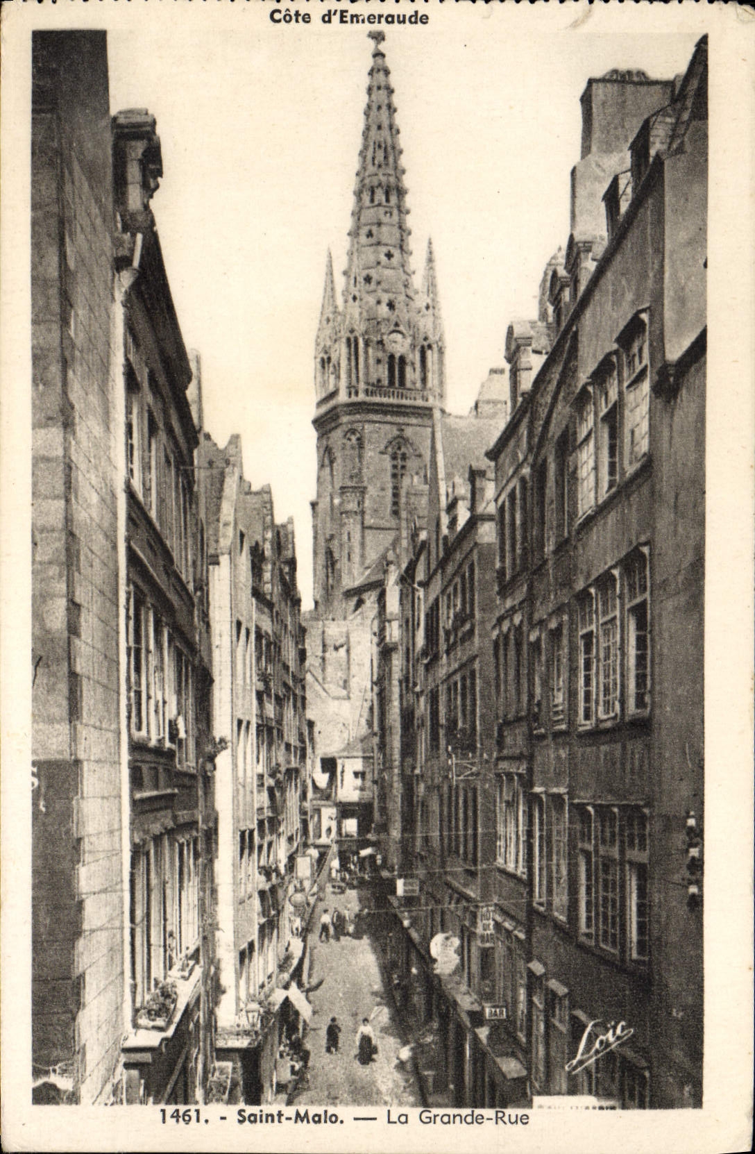 CPA Saint Malo La grande rue