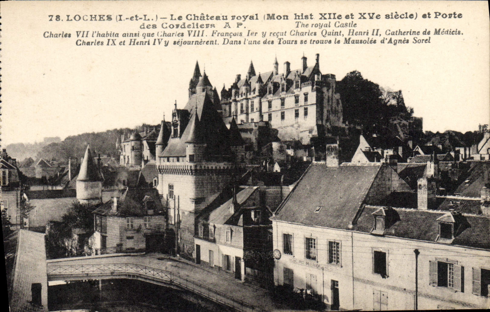 CPA Loches Le Chateau Royal 