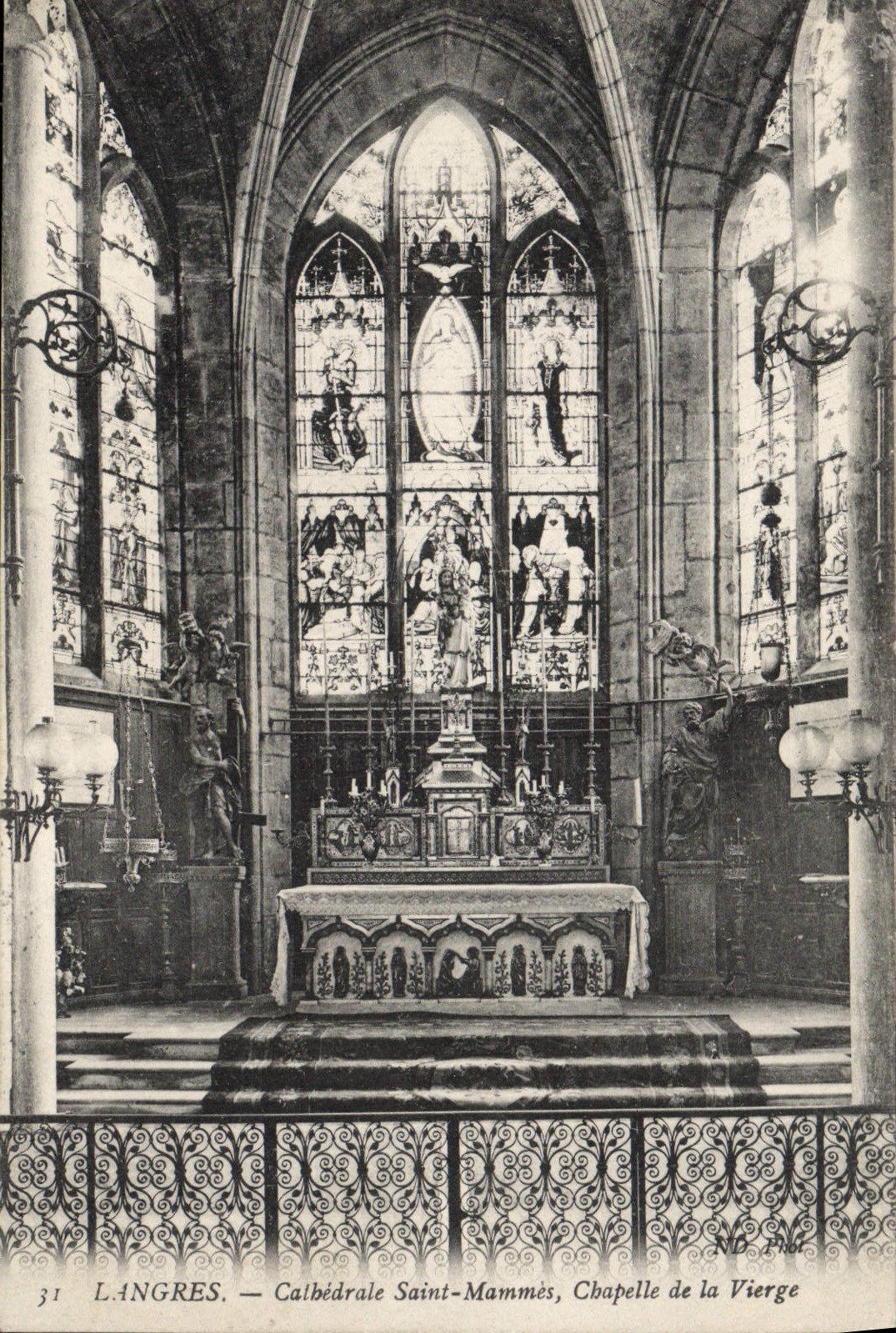CPA Langres Cathedrale Saint Mammes Chapelle de la Vierge