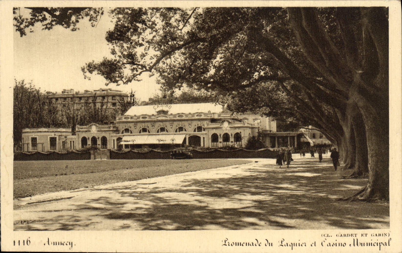 CPA Annecy Promenade du Paquier et casino municipal