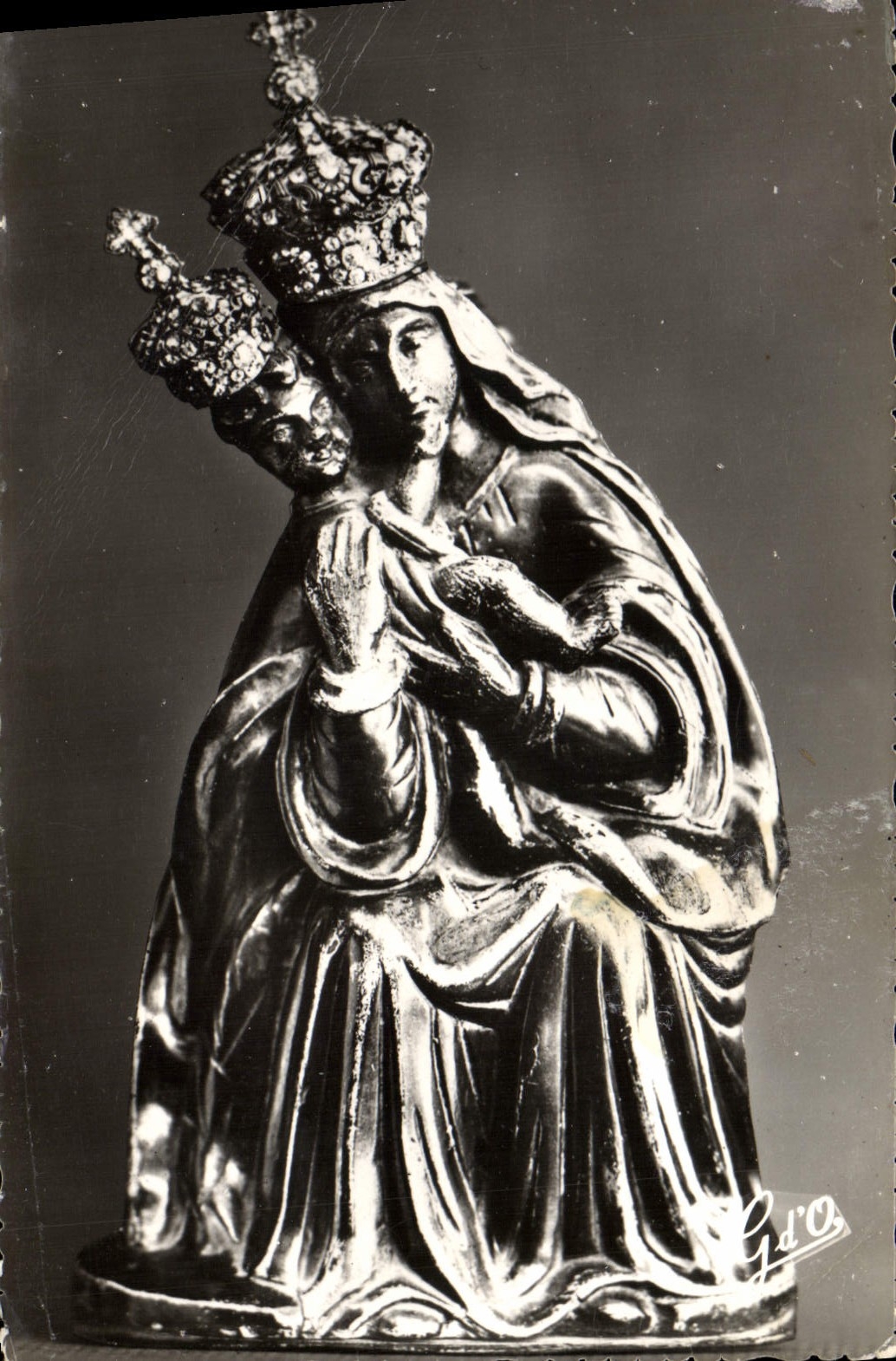 MODERN CARD Auvergne Clermont Ferrand Virgin miraculous of Notre Dame of the Port