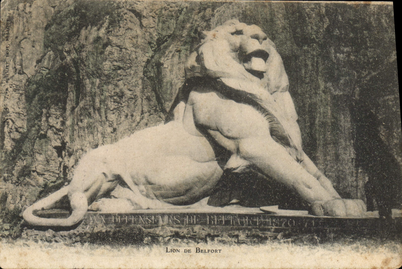VINTAGE POSTCARD Lion Of Belfort