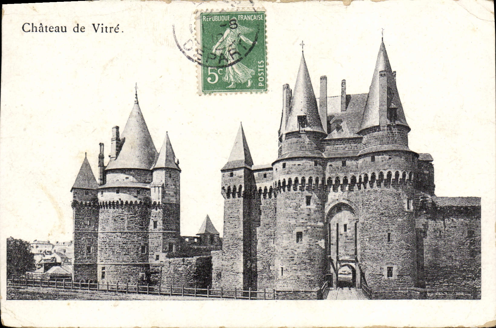 VINTAGE POSTCARD Castle Of Pane