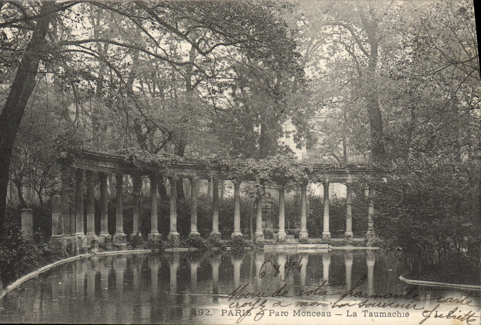 CPA Paris Parc Monceau La Taumachie