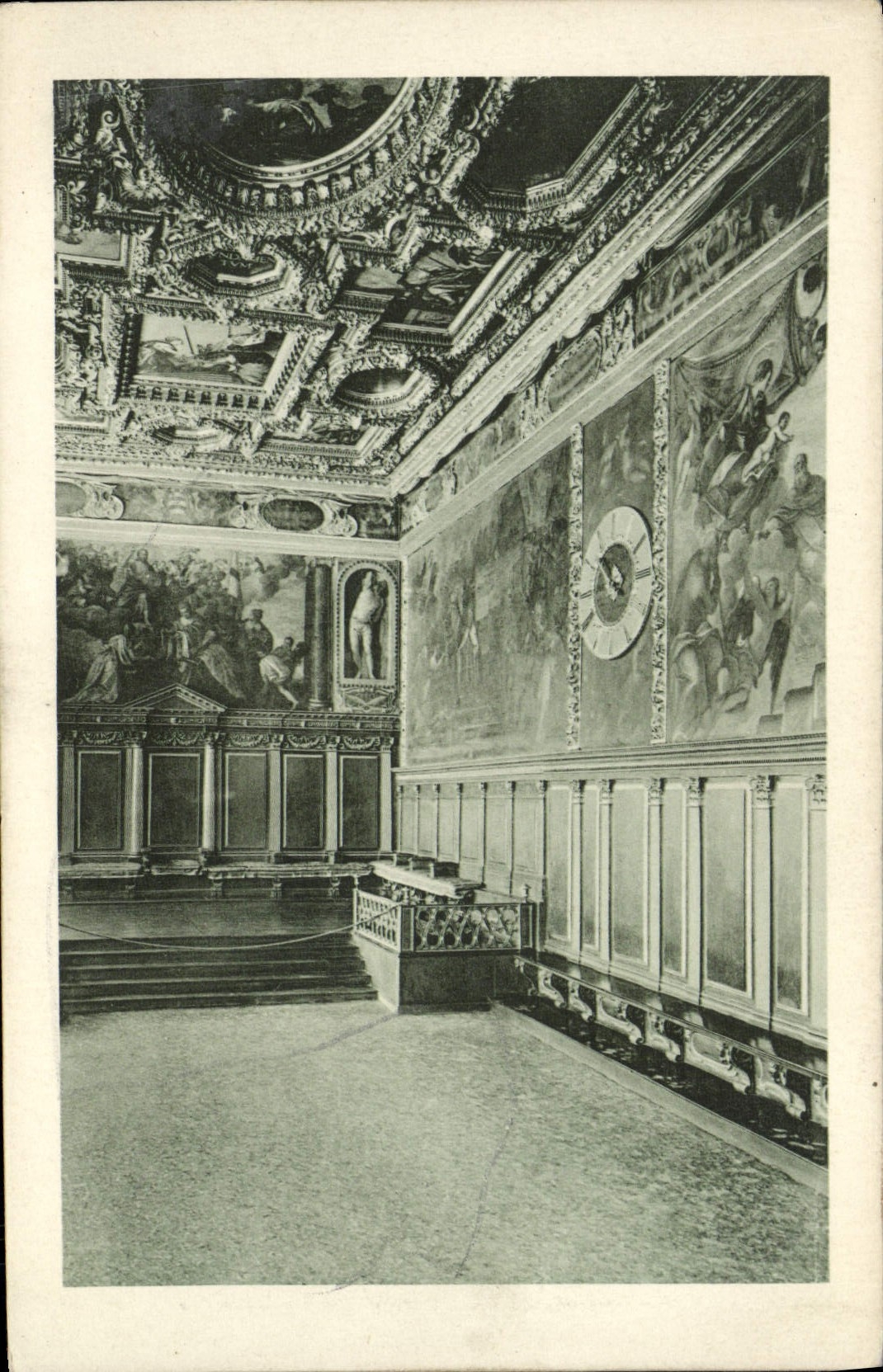 VINTAGE POSTCARD Venezia Palozzo Ducale Salted del Collegio