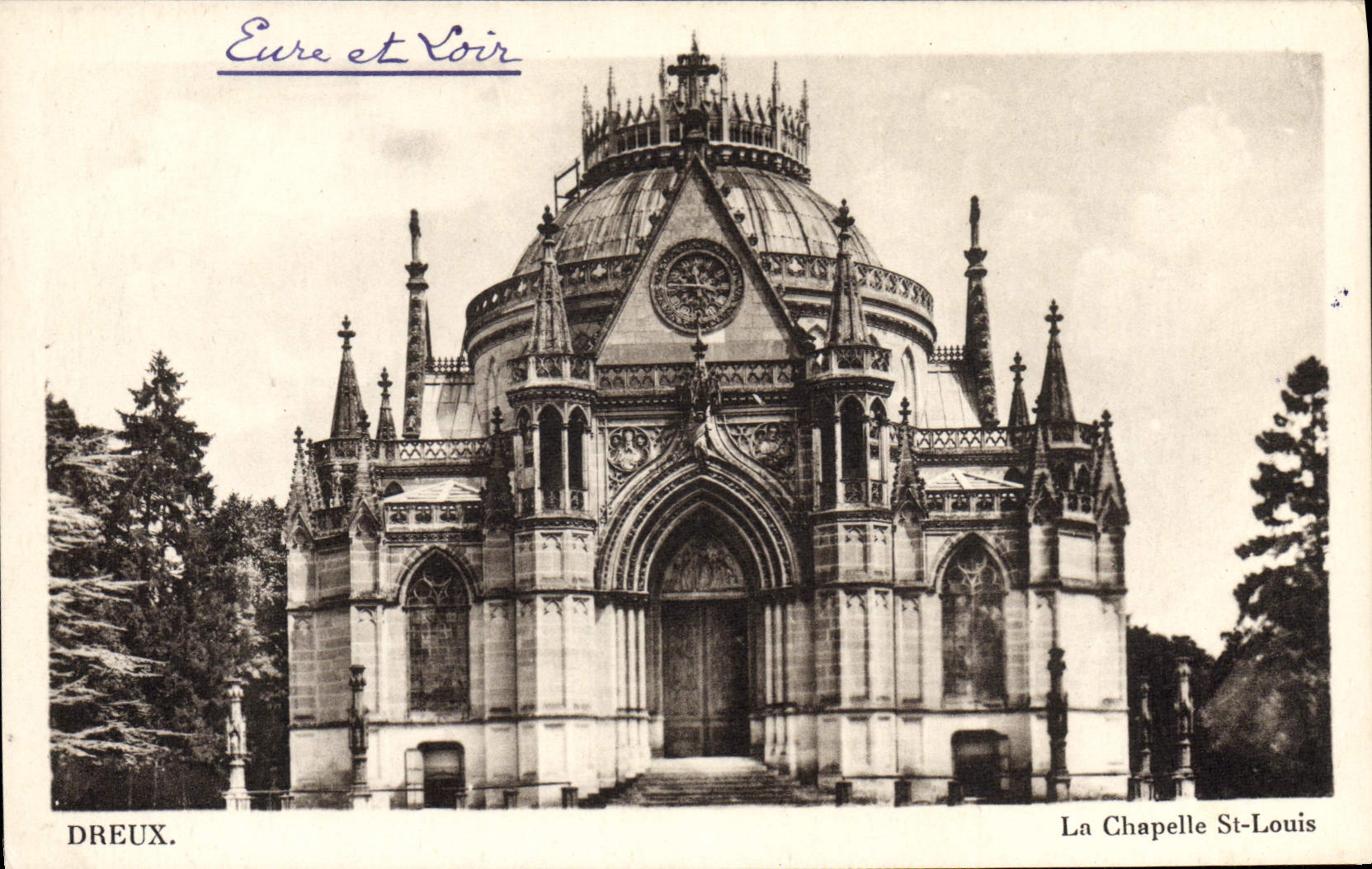 CPA Dreux La Chapelle St Louis
