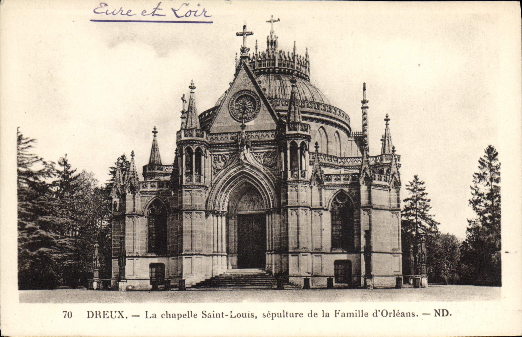 CPA Dreux La Chapelle St Louis