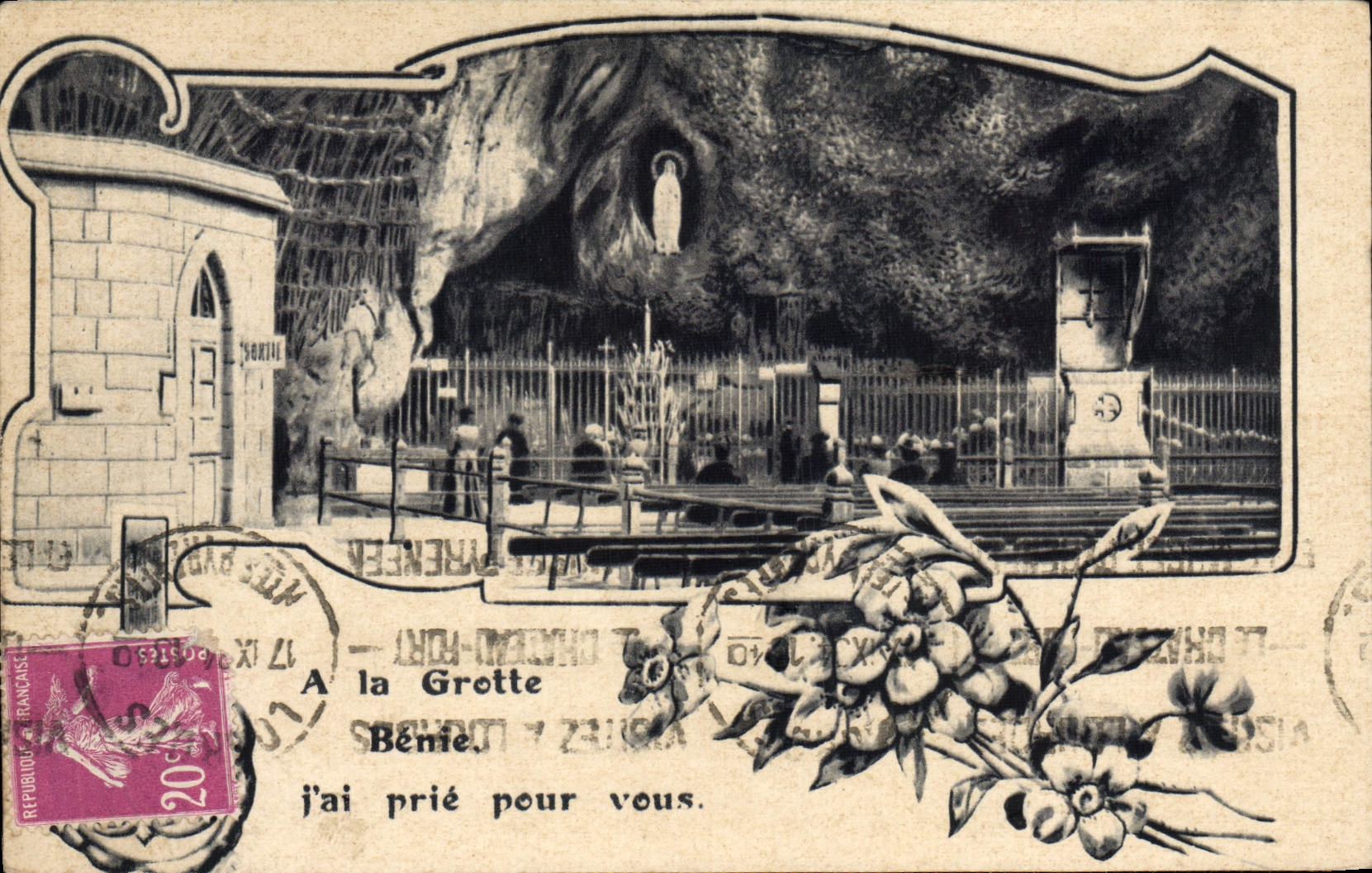 POSTAL de la VENDIMIA con las peticiones bendecidas de Jai de la cueva para usted pesado