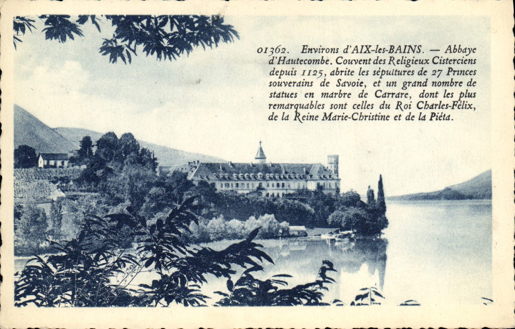 CPA Environs D'Aix Les Bains Abbaye d'Hautecombe