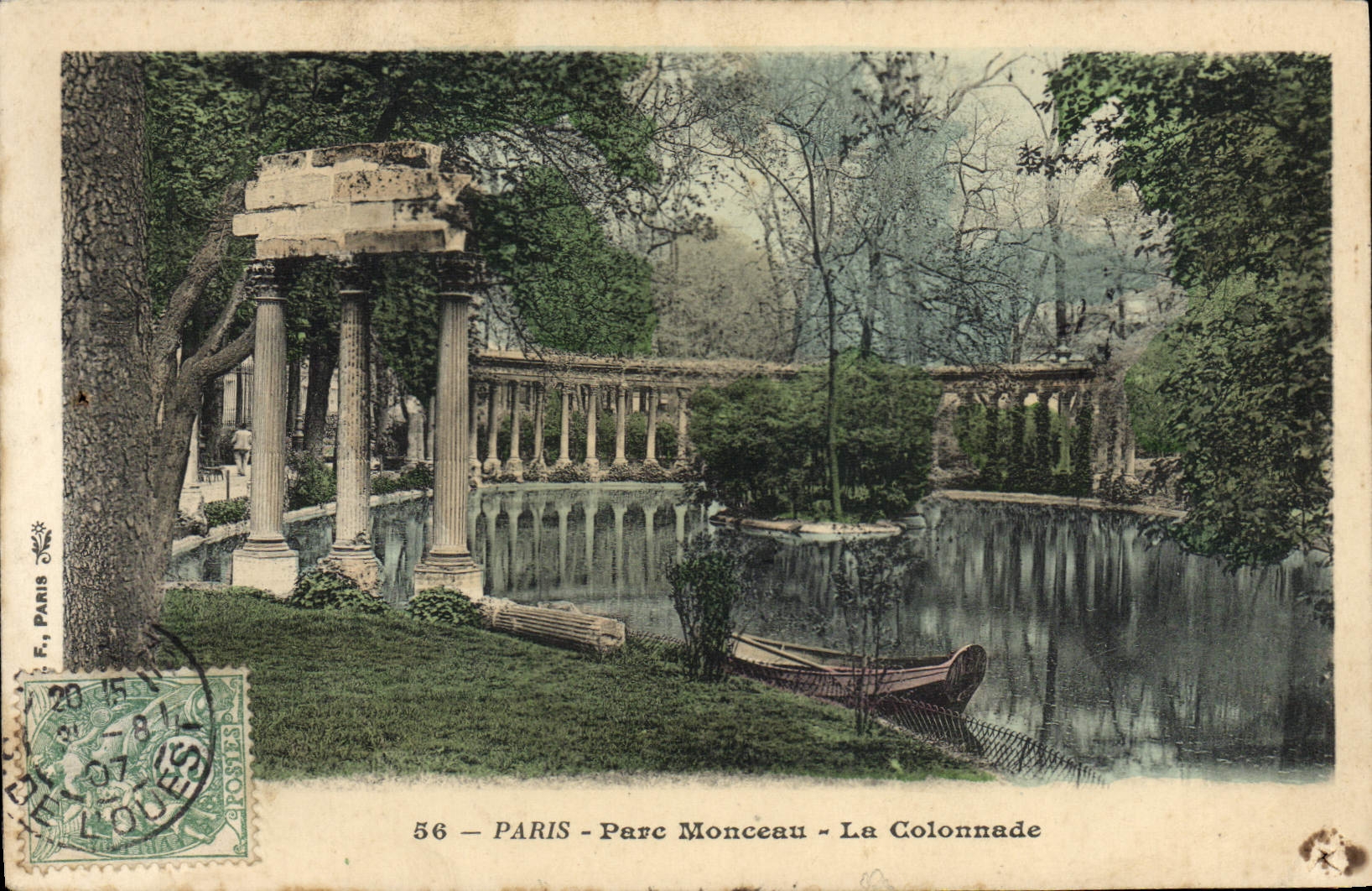 CPA Paris Parc Monceau La Colonnade