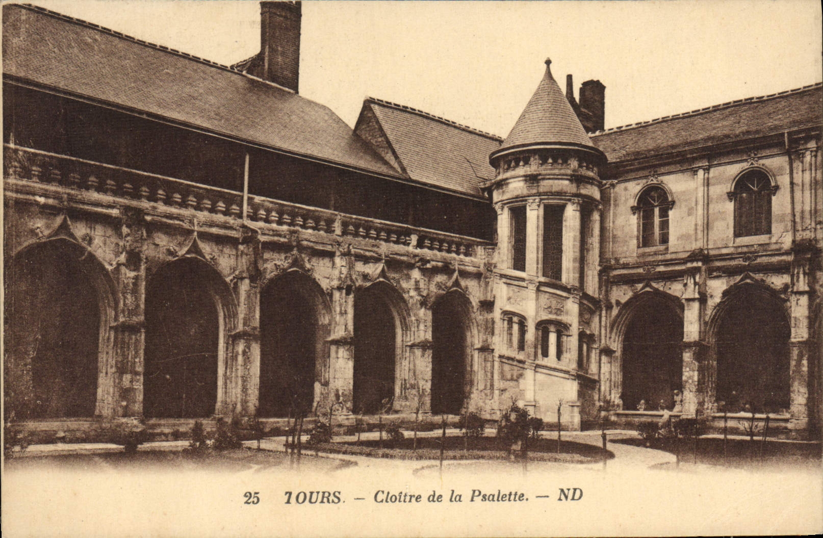 CPA Tours Cloitre De La Psalette