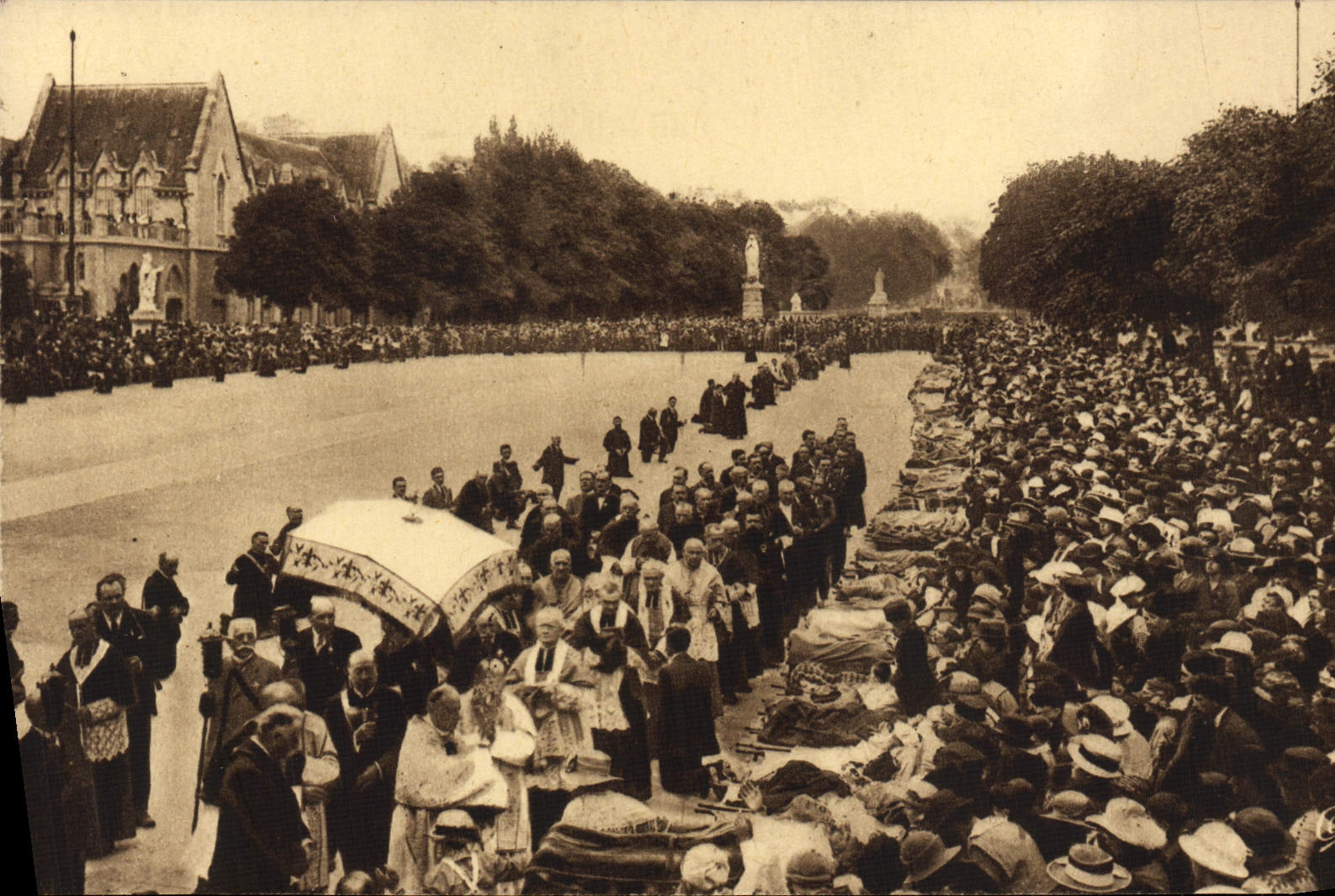 Bendición pesada de la POSTAL de la VENDIMIA de los pacientes