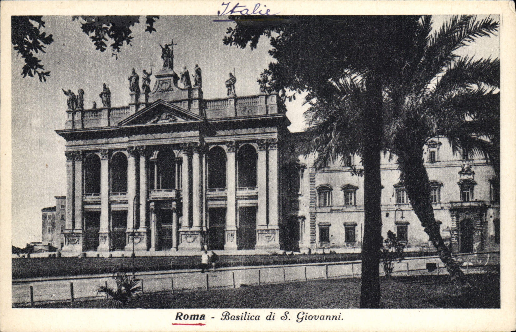 POSTAL Roma Basilica Di S Juan de la VENDIMIA