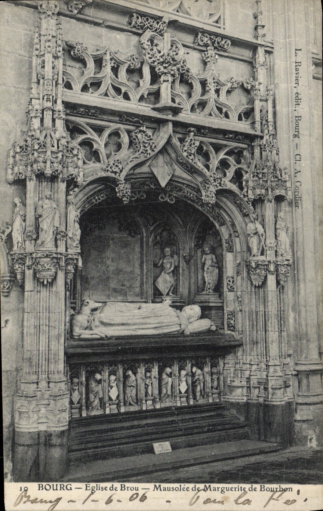 CPA Bourg Eglise Brou Mausolee De Marguerite De Boubon