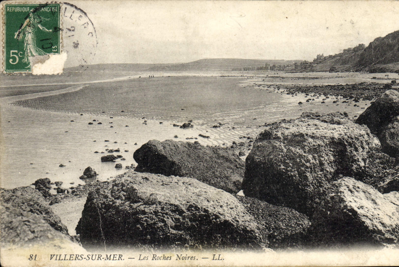 CPA Villers Sur Mer les Roches Noires