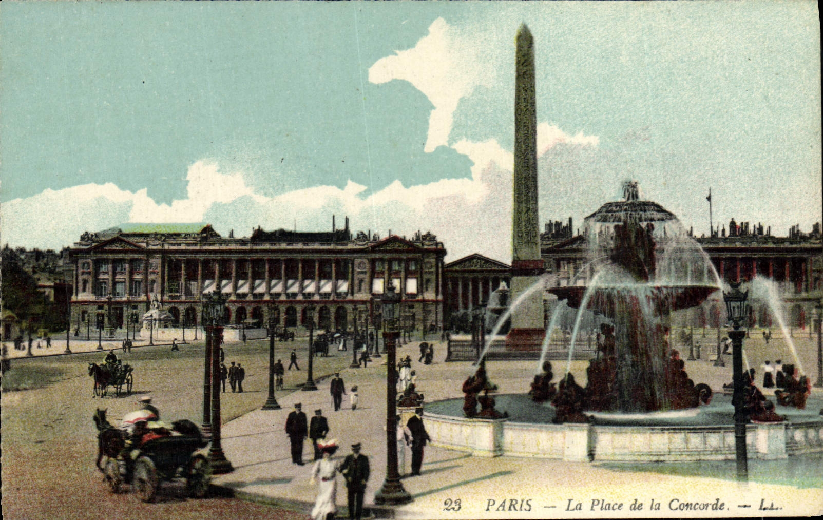 CPA Paris La Place De La Concorde