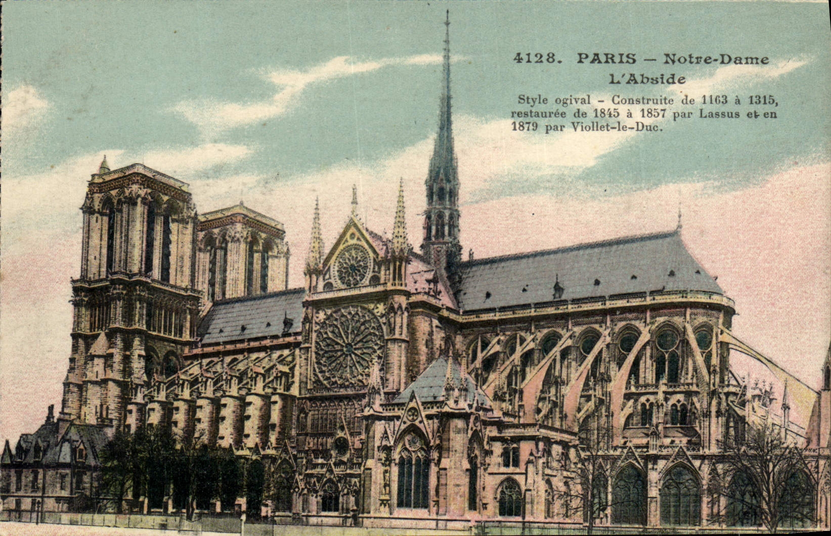 CPA Paris Notre Dame L'Abside