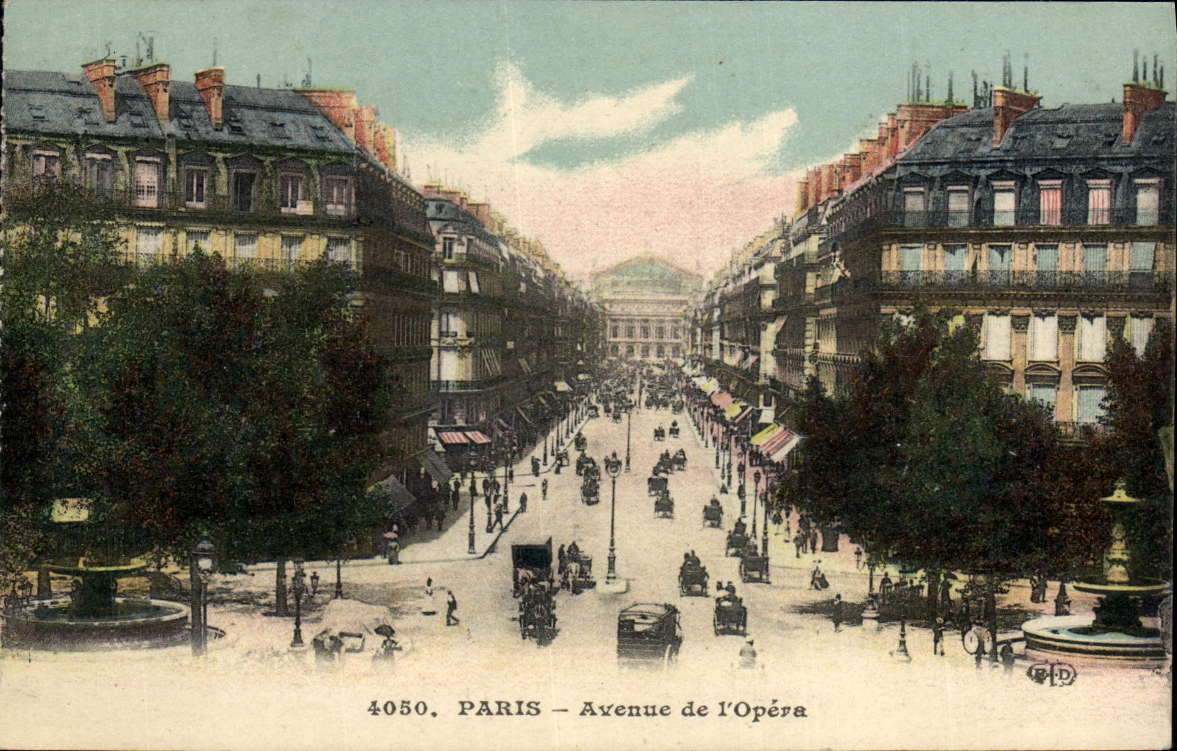 CPA Paris Avenue De I'Opera