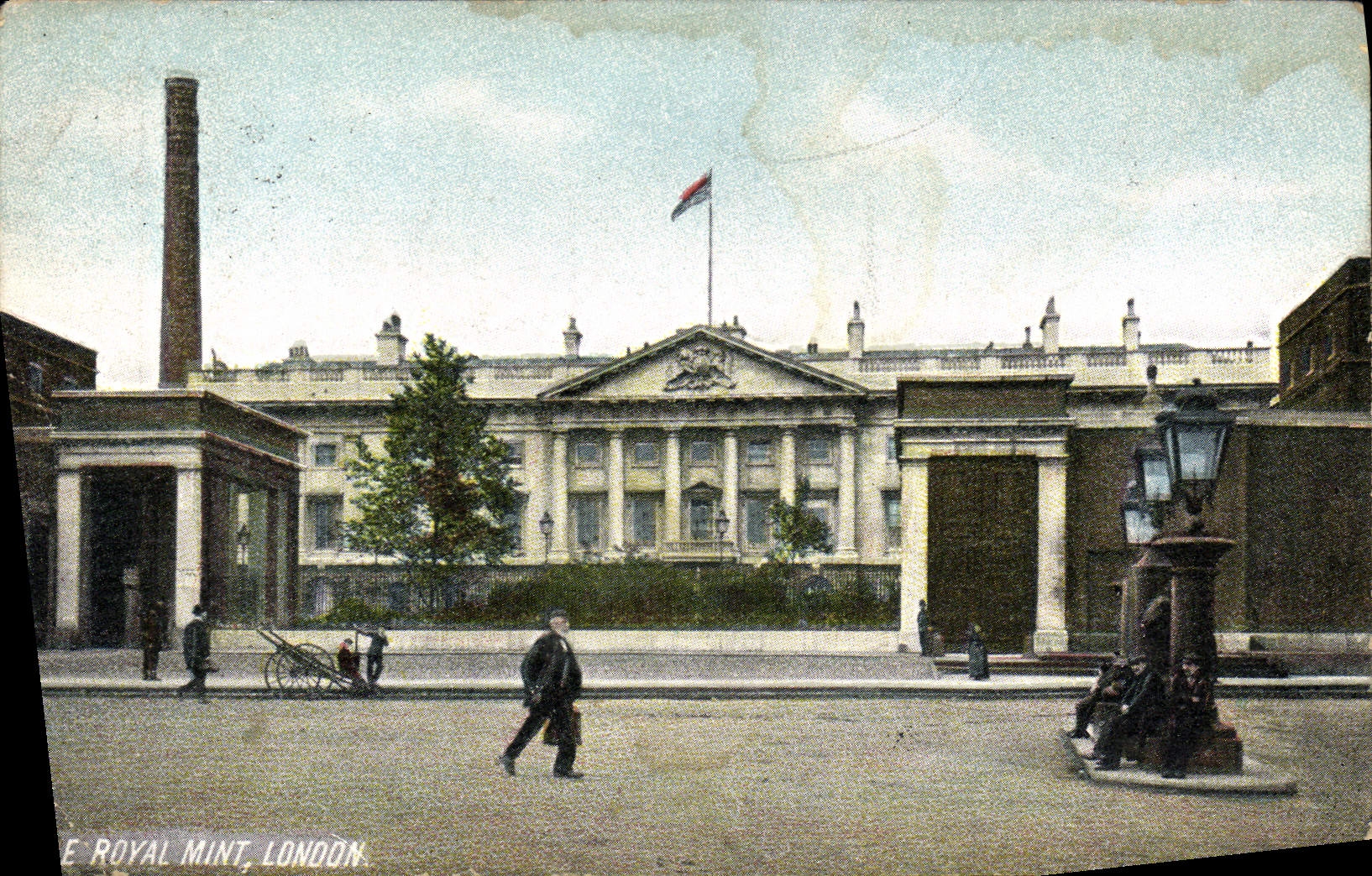 POSTAL de la VENDIMIA real el Londres Mint