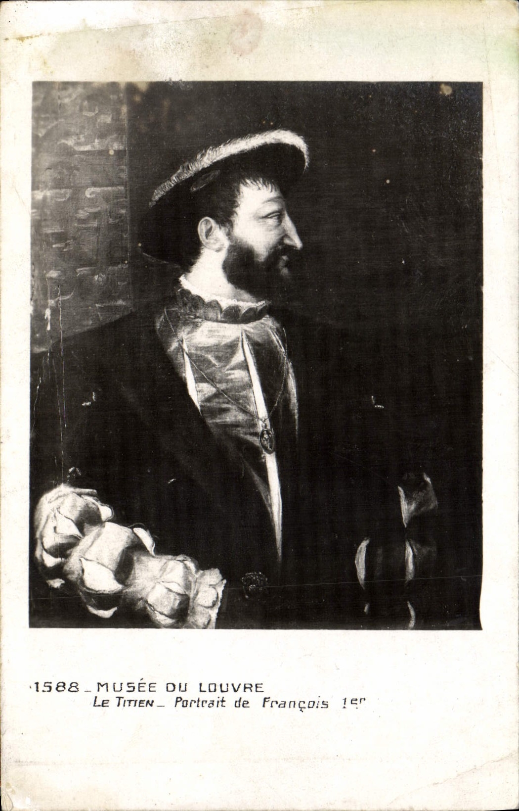 CPA Musee Du Louvre Le Titien Portrait De Francois 1er