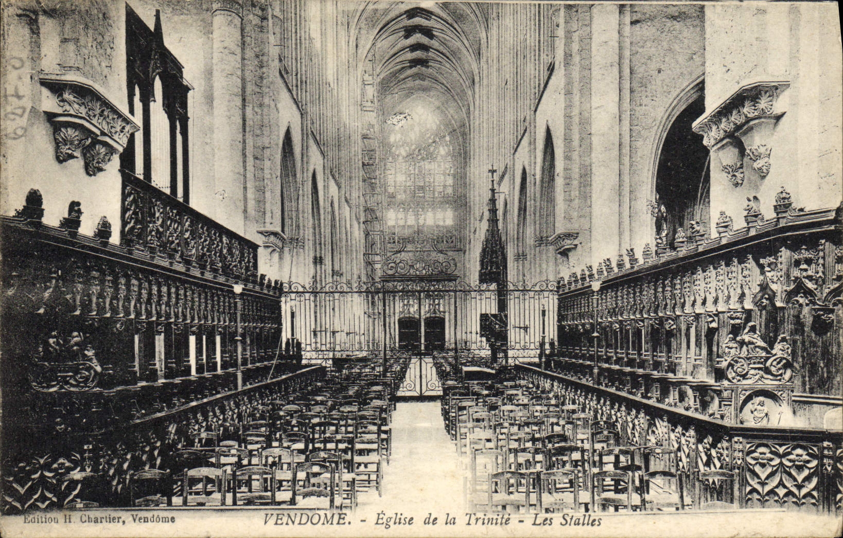 CPA Vendome Eglise De La Trinite Les Stalles