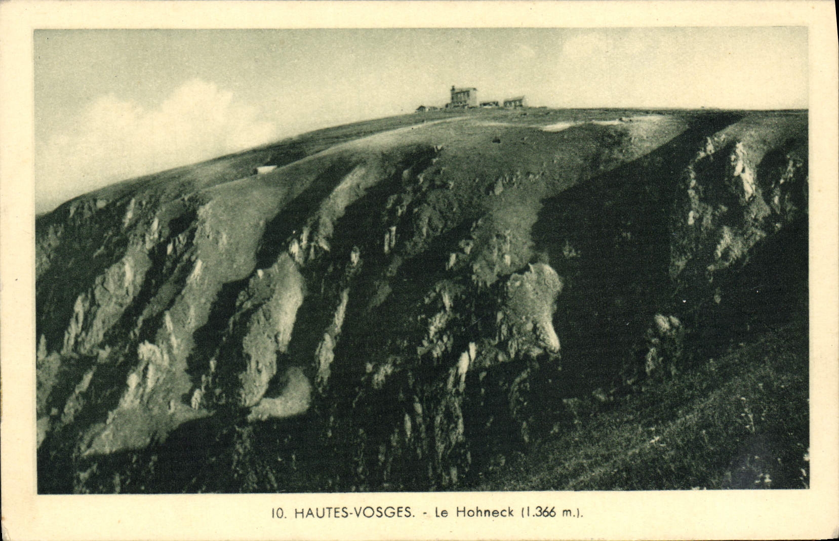 VINTAGE POSTCARD the High Vosges Hohneck