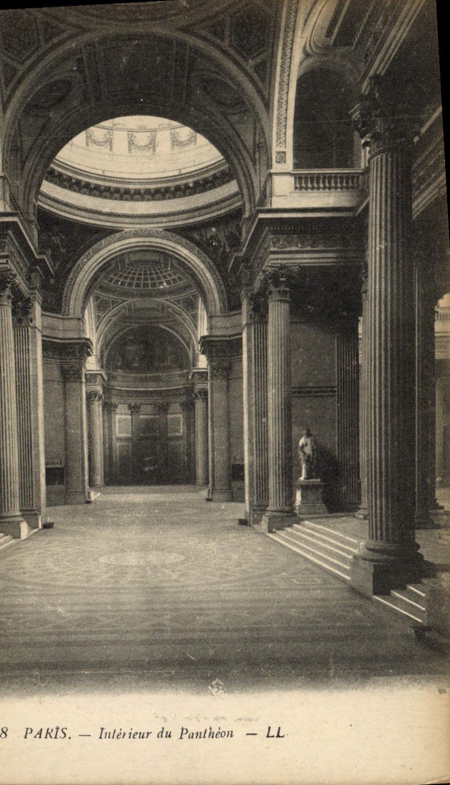 CPA Paris Interieur Du Pantheon