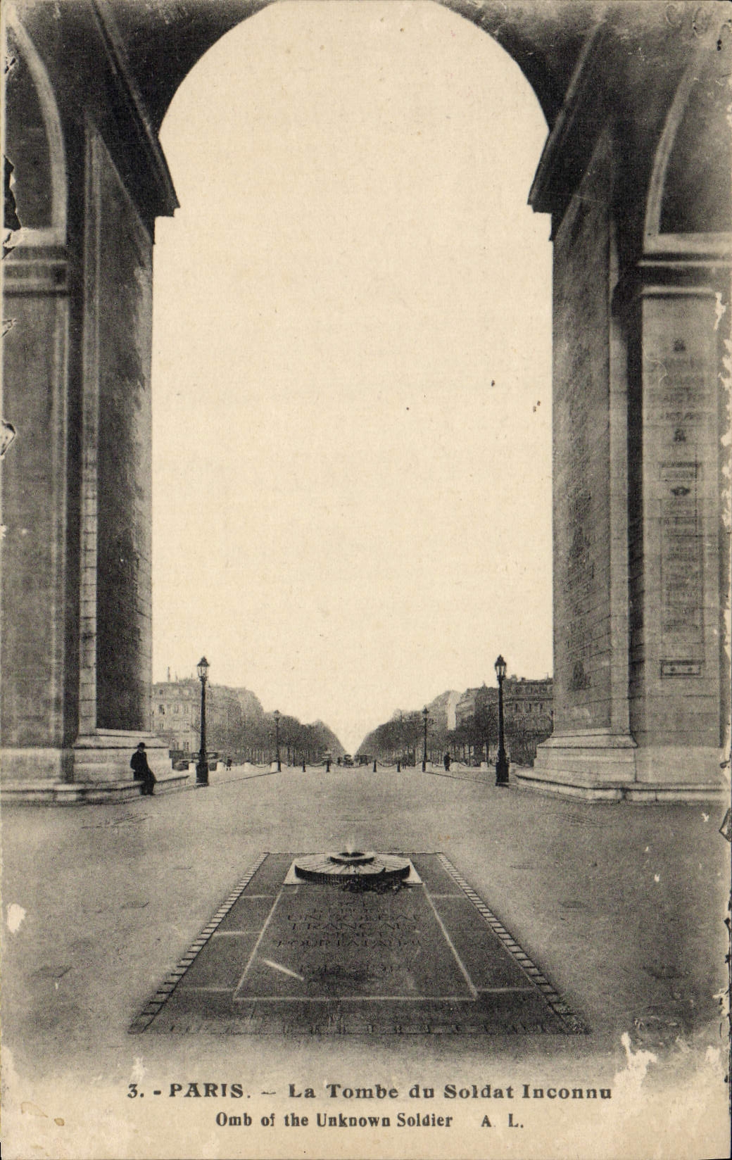 CPA Paris La Tombe Du Soldat Inconnu Militaria