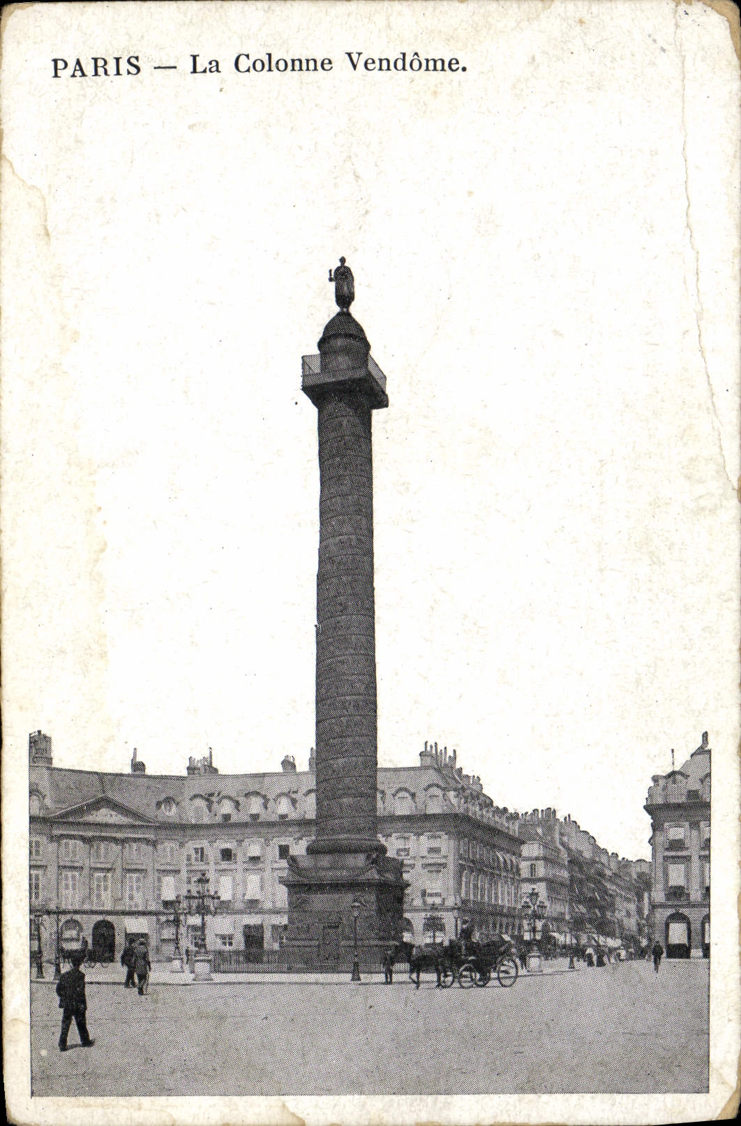 CPA Paris La Colonne Vendome