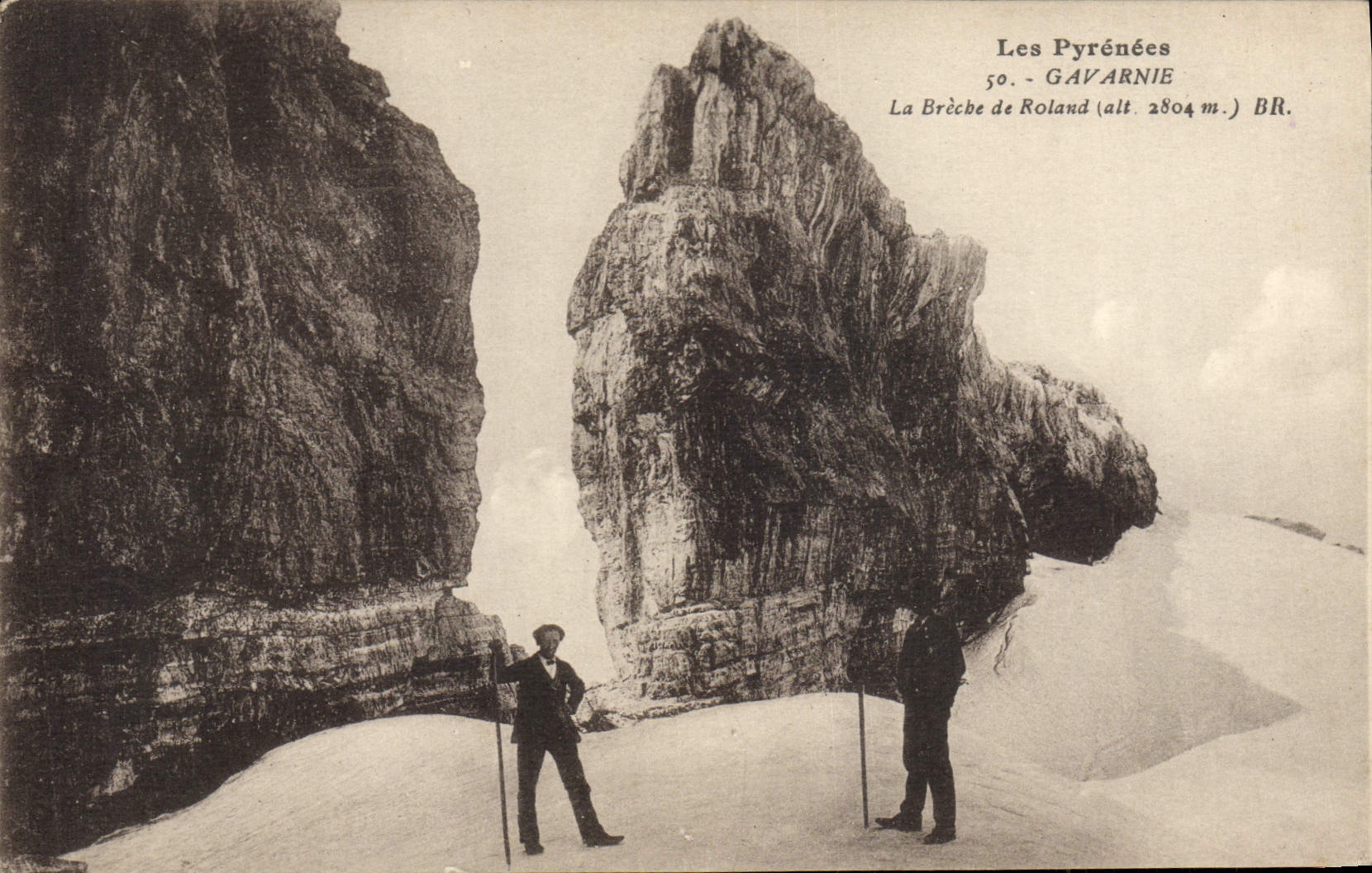 CPA Gavarnie La Breche de Roland