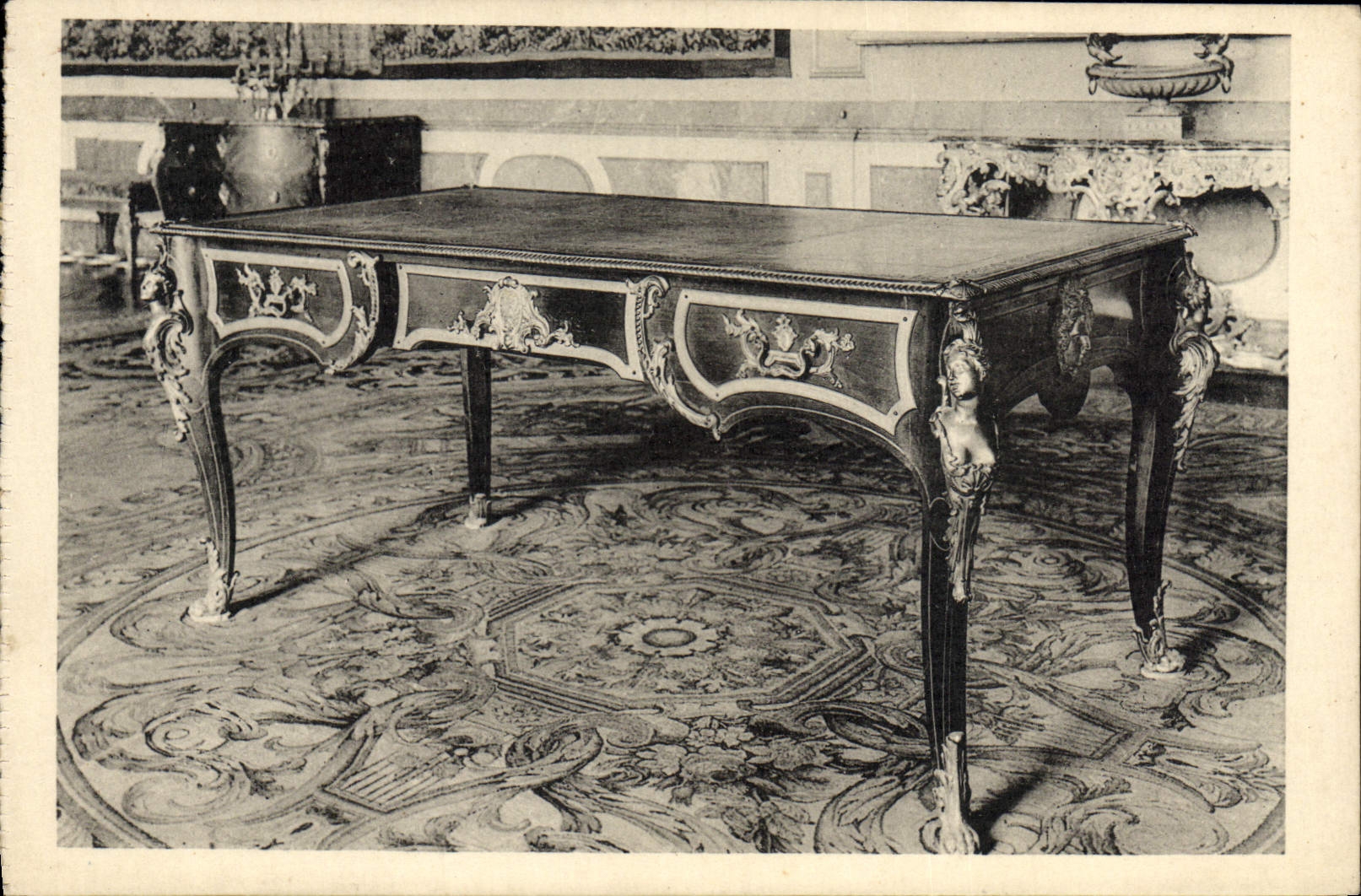 CPA Chateau De Versailles Bureau De Crescent Sur Lequel fut signe le traite de Versailles