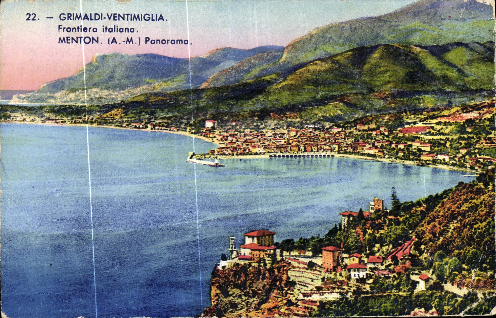 MODERN CARD Menton Panorama