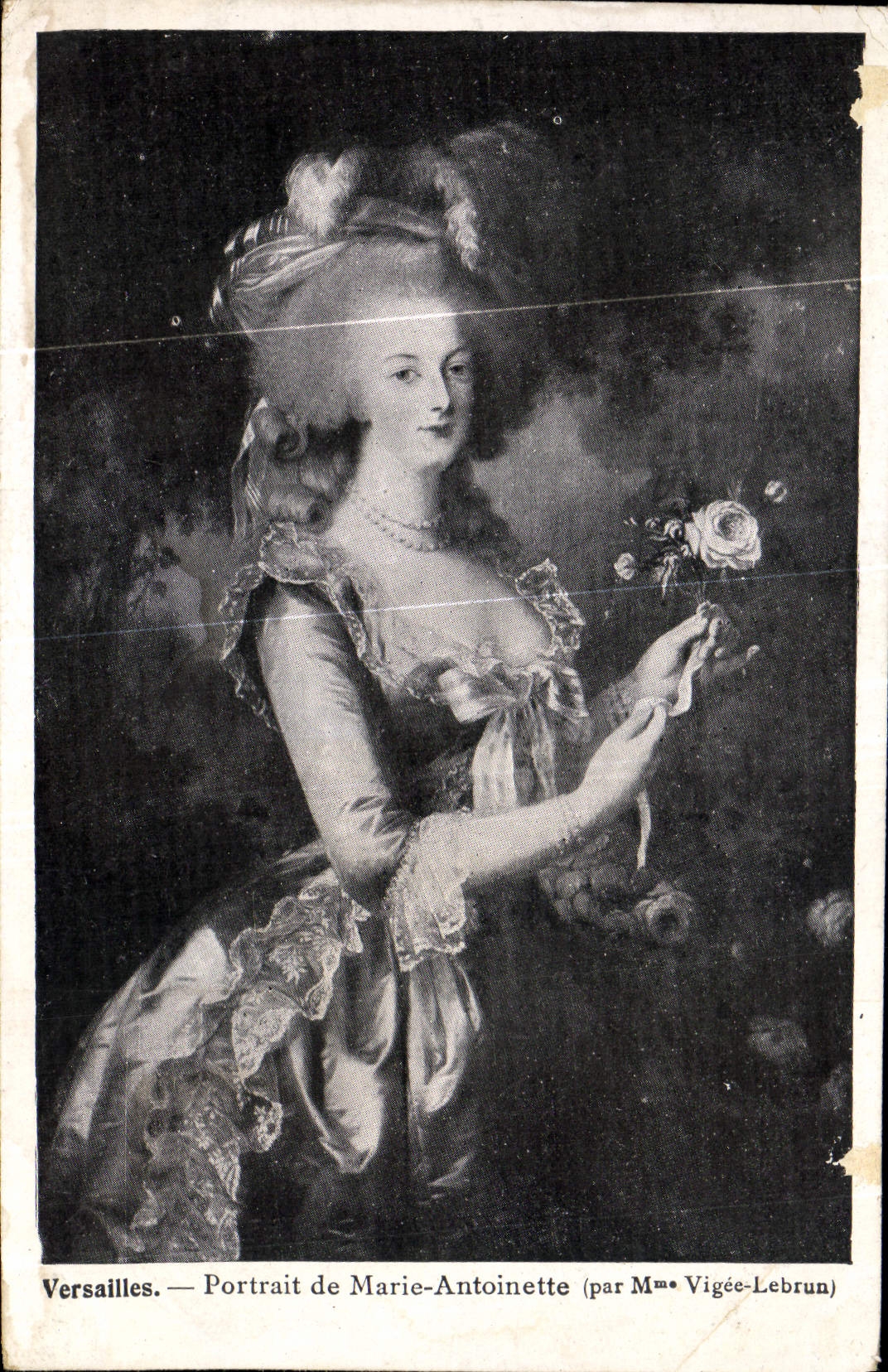 CPA Versailles Portait de Marie Antoinette 